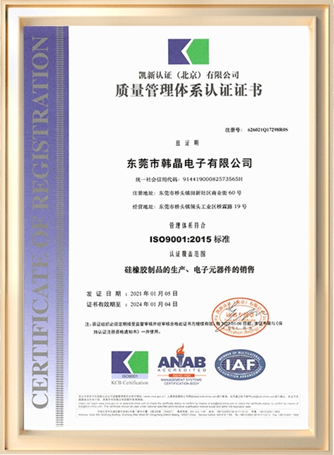 ISO9001-2015認(rèn)證（中文）